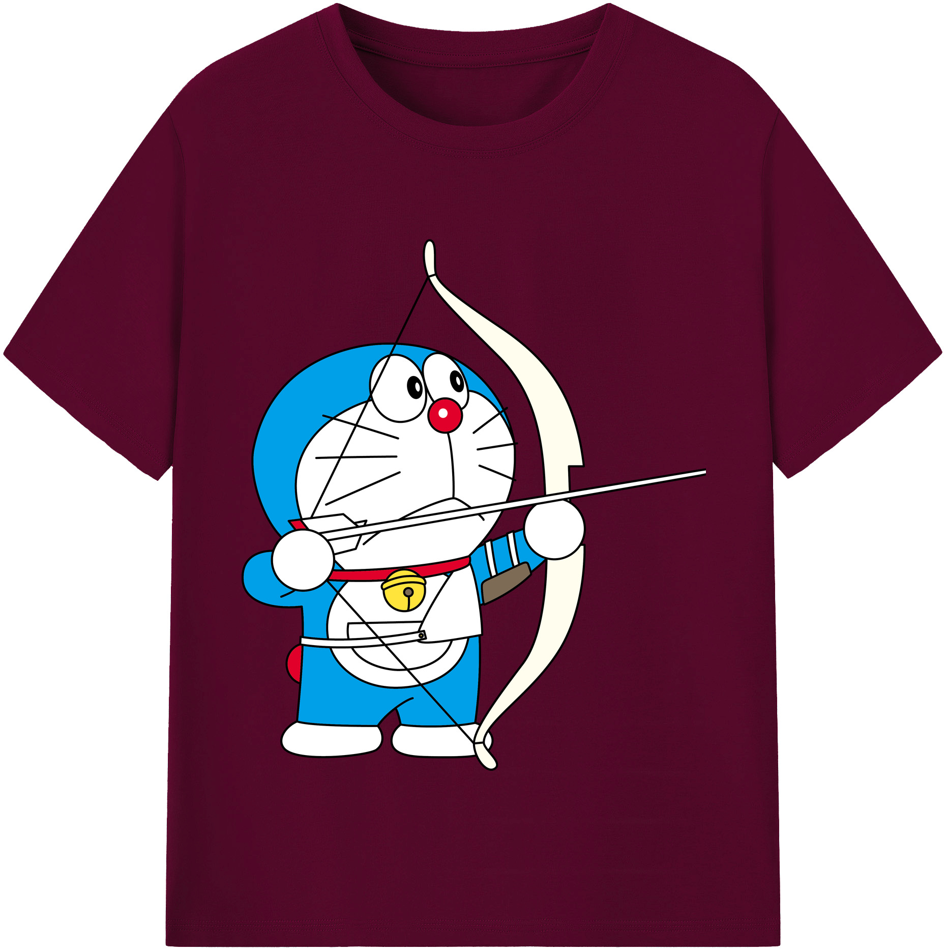 （画像用） ドラえもん Doraemon レディースカジュアルプリントTシャツ（綿100％）